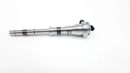 Intuitive Surgical 400263-01 da Vinci 8.5mm silver metallic laparoscopic cannula with black striped markings for reuse medical equipment