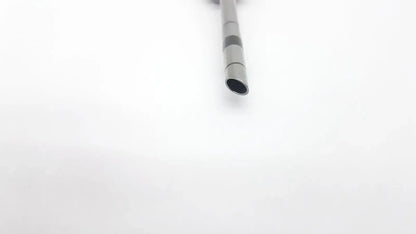 Silver metallic intuitive surgical vinci 5mm pen with sleek cylindrical body and black accents used medical equipment for sale