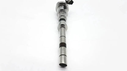 Silver metallic camshaft with black bands and cap for intuitive surgical 420260-02 cannula laparoscopy device