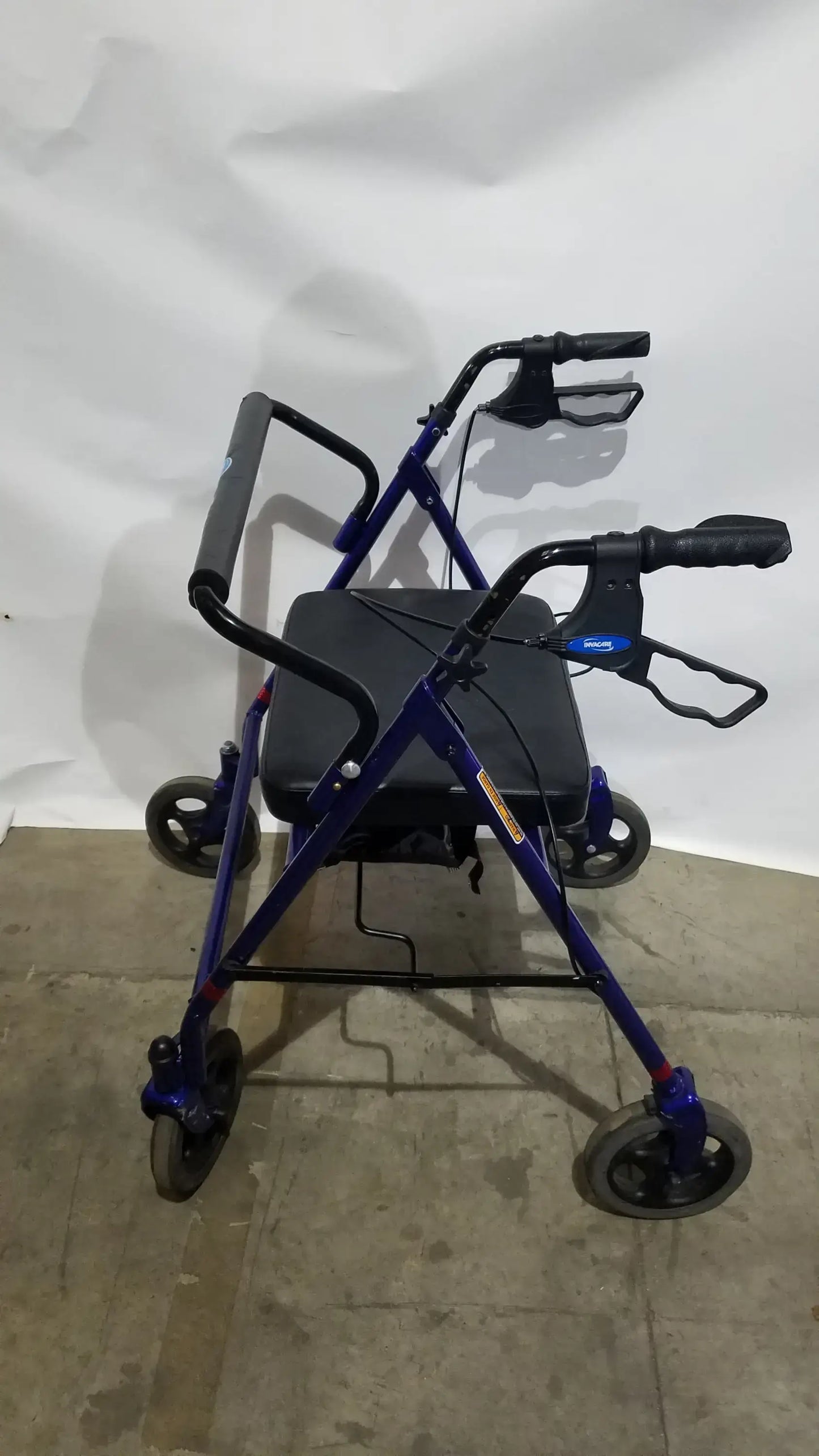 Invacare 4-Wheel Rollator Walker with Seat