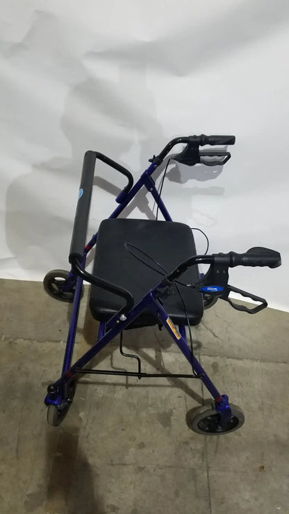 Invacare 4-Wheel Rollator Walker with Seat