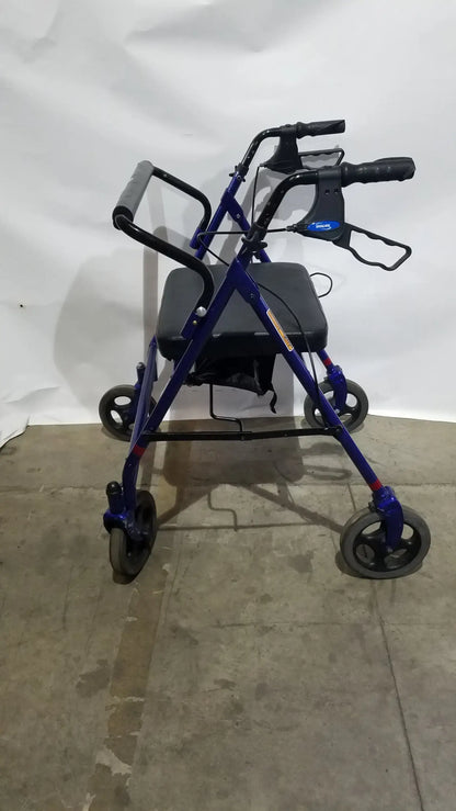 Invacare 4-Wheel Rollator Walker with Seat