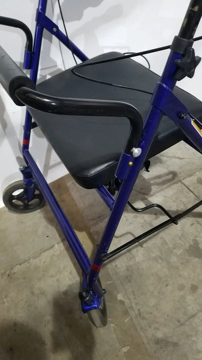 Invacare 4-Wheel Rollator Walker with Seat
