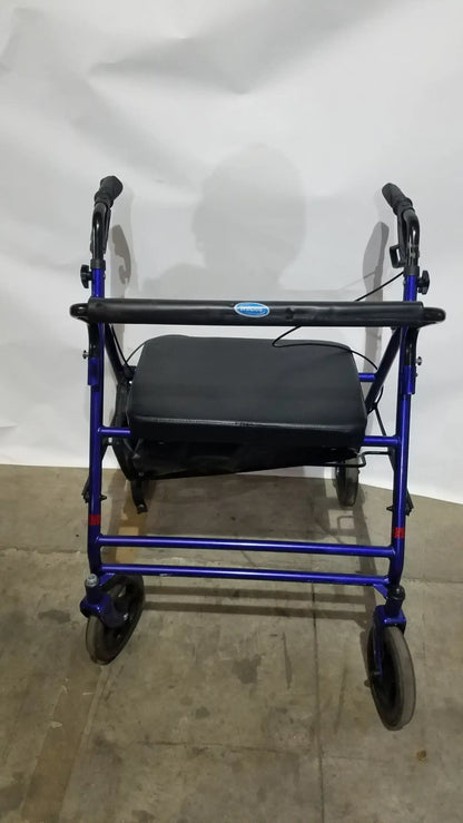 Invacare 4-Wheel Rollator Walker with Seat