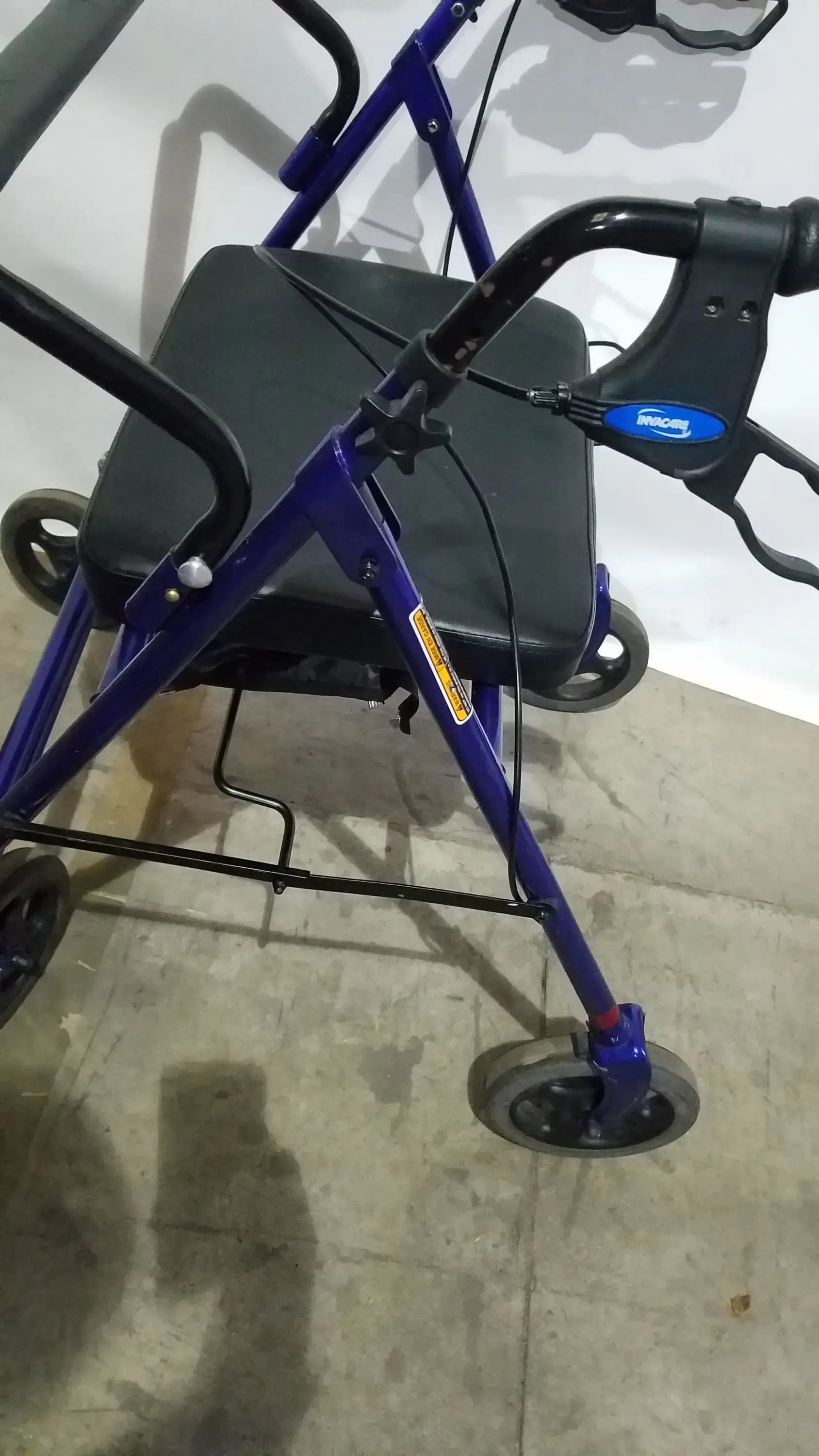 Invacare 4-Wheel Rollator Walker with Seat