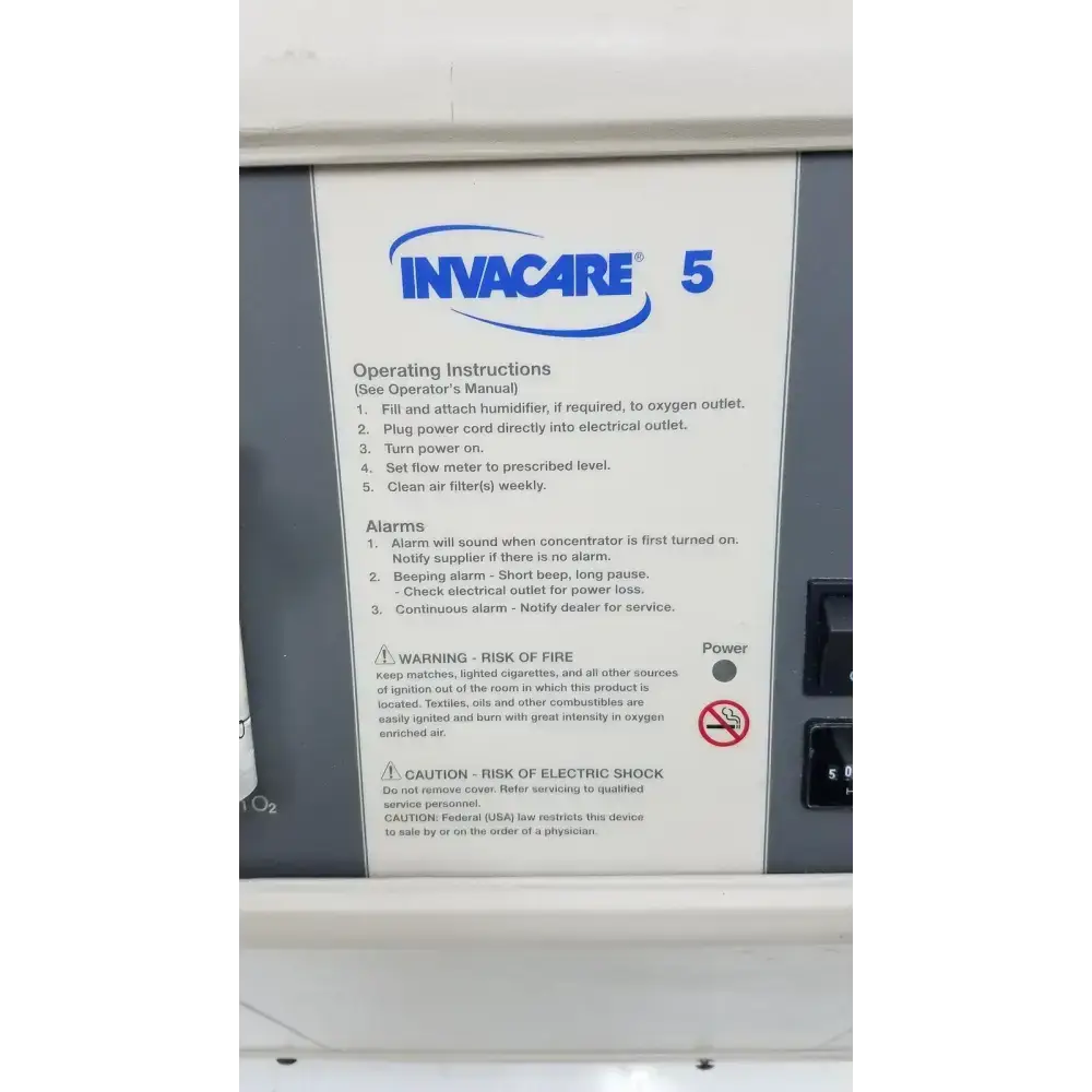 Invacare Concentrrator - Oxygen Concentrator
