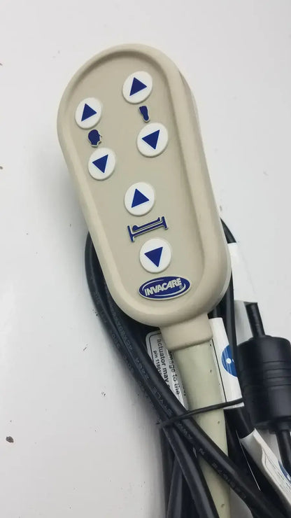 Invacare Homecare Bed 6-Button Hand Control Pendant Unit Remote - Hospital