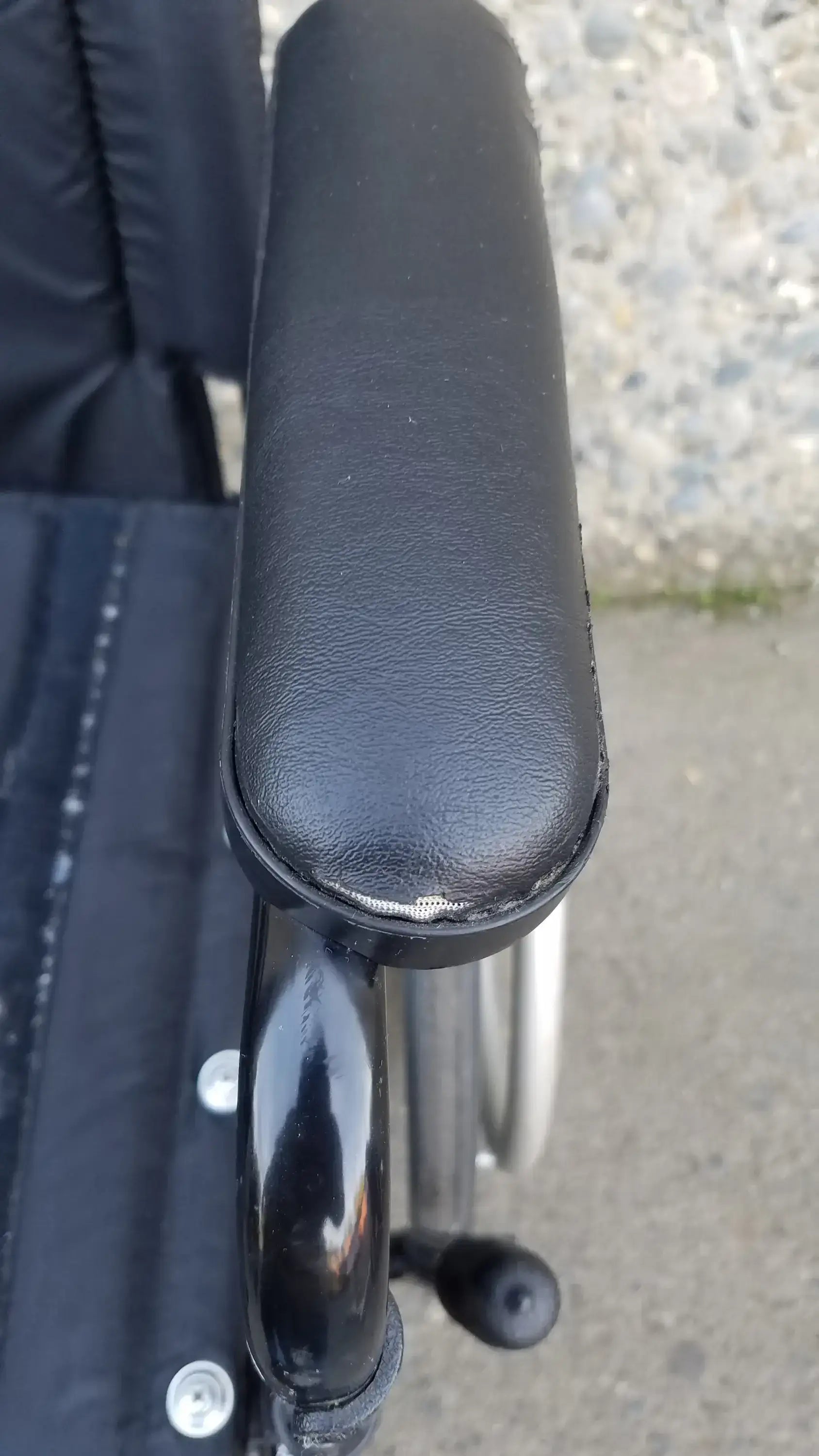 Invacare Tracer SX5 Black Wheelchair Armrests