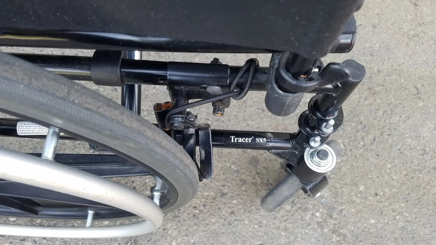 Invacare Tracer SX5 Black Wheelchair Armrests