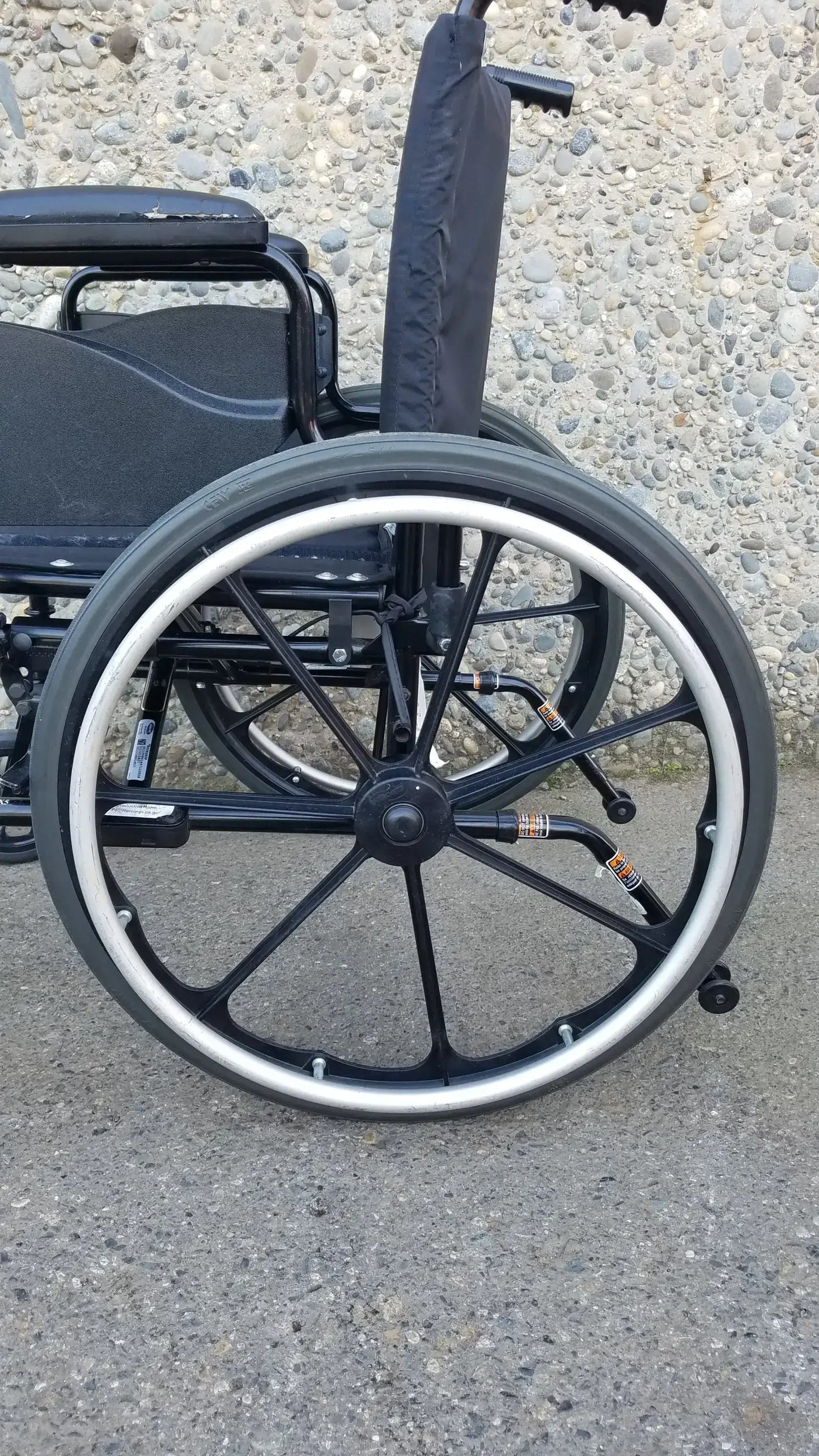Invacare Tracer SX5 Black Wheelchair Armrests