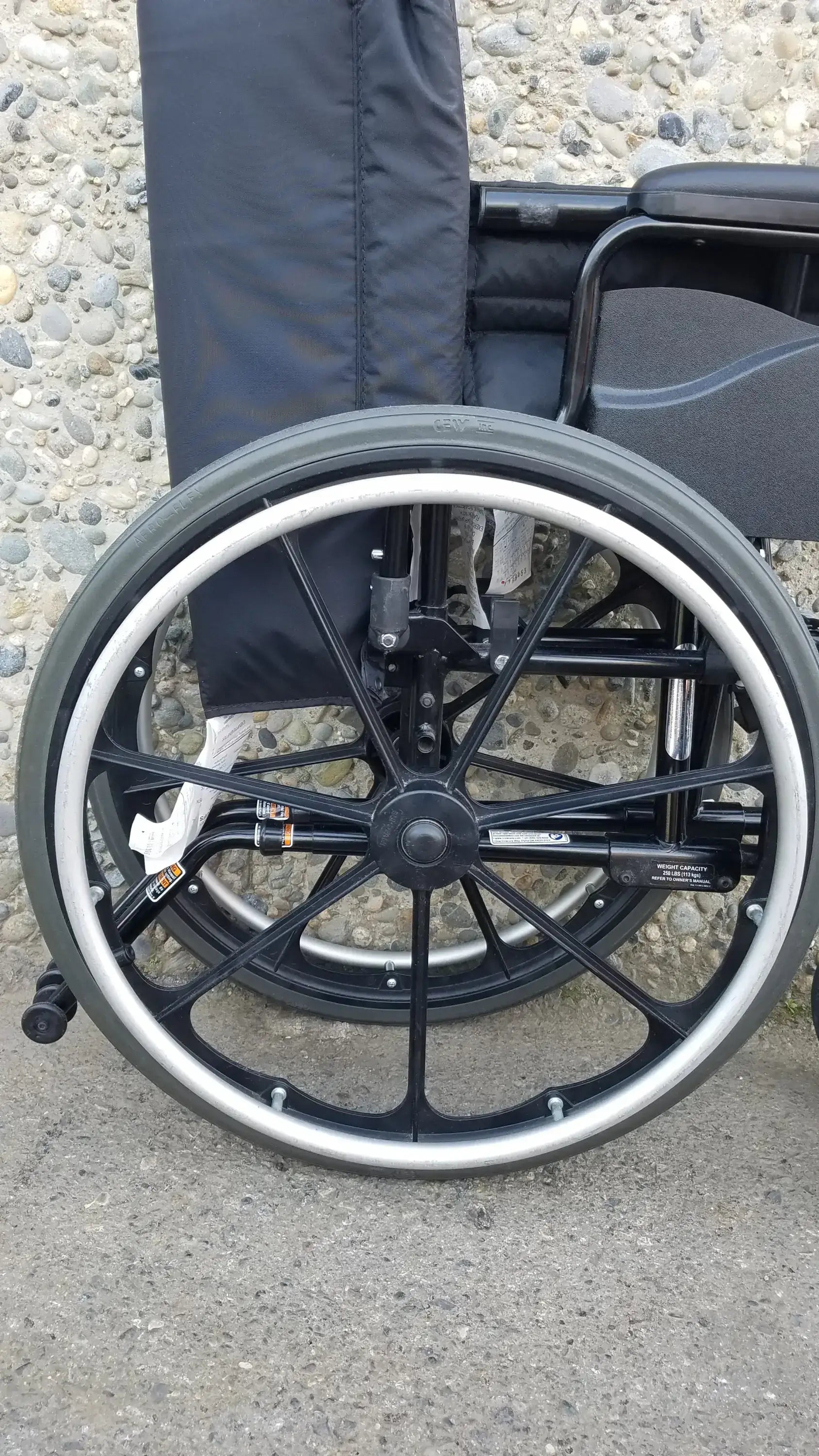 Invacare Tracer SX5 Black Wheelchair Armrests
