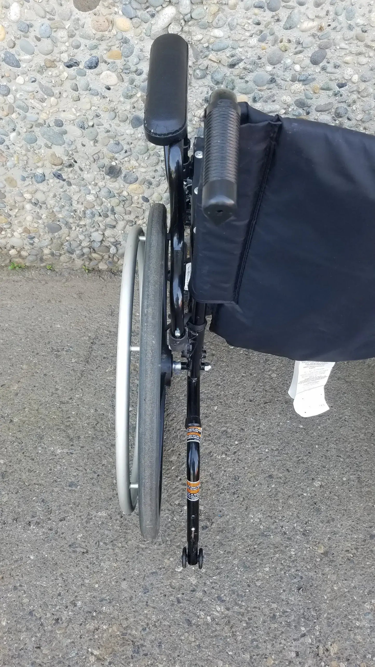 Invacare Tracer SX5 Black Wheelchair Armrests
