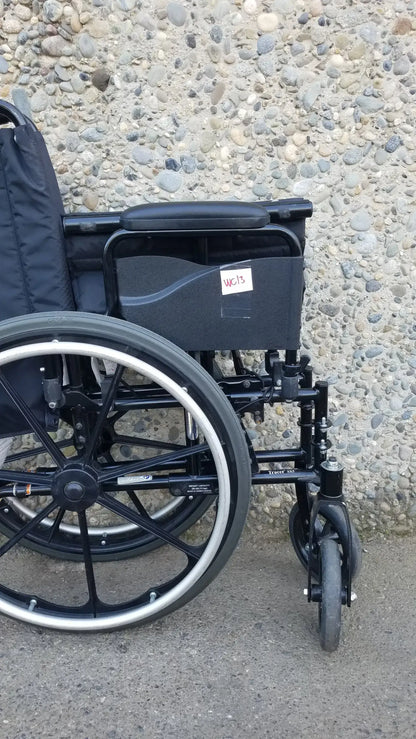 Invacare Tracer SX5 Black Wheelchair Armrests