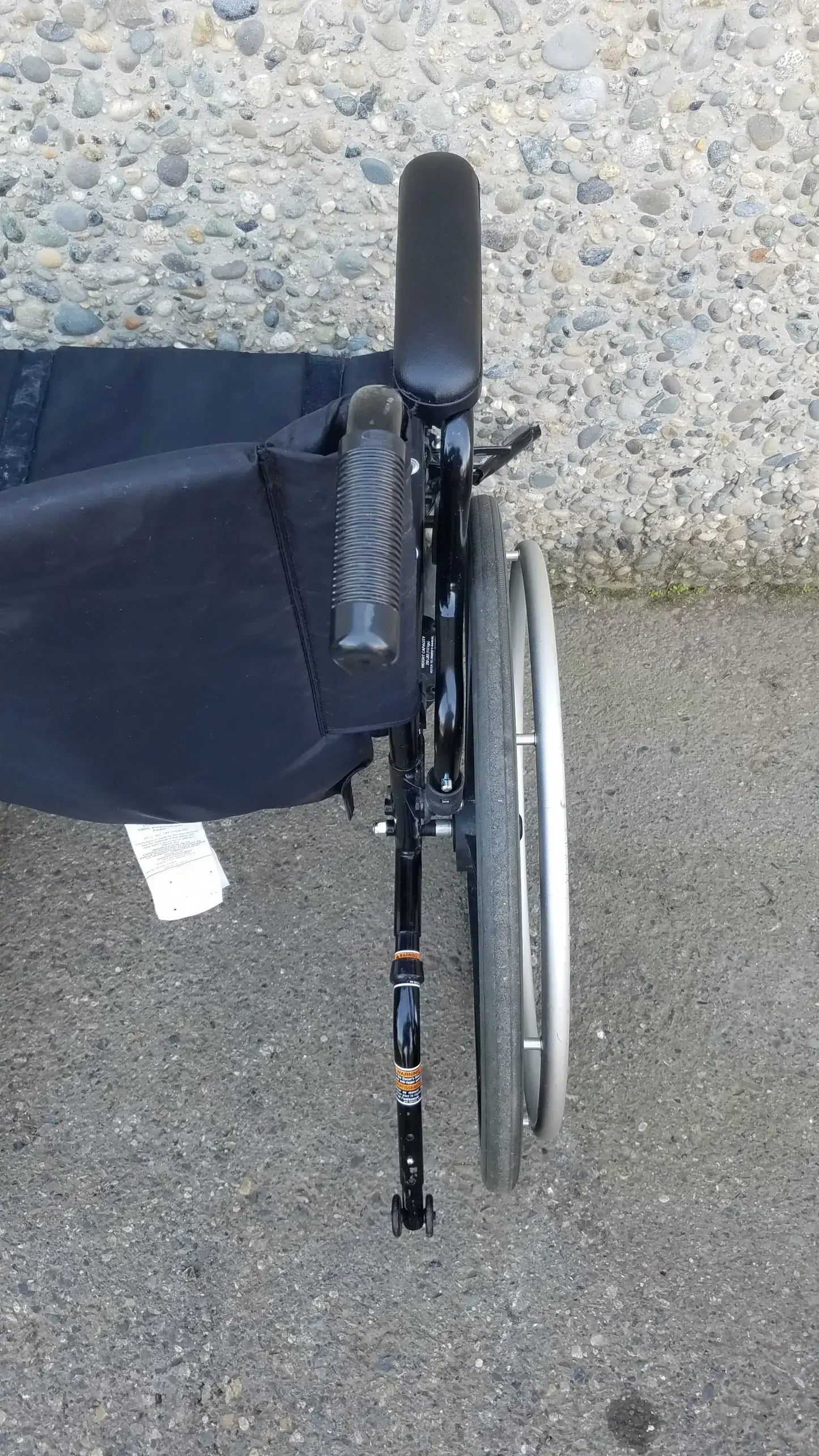 Invacare Tracer SX5 Black Wheelchair Armrests