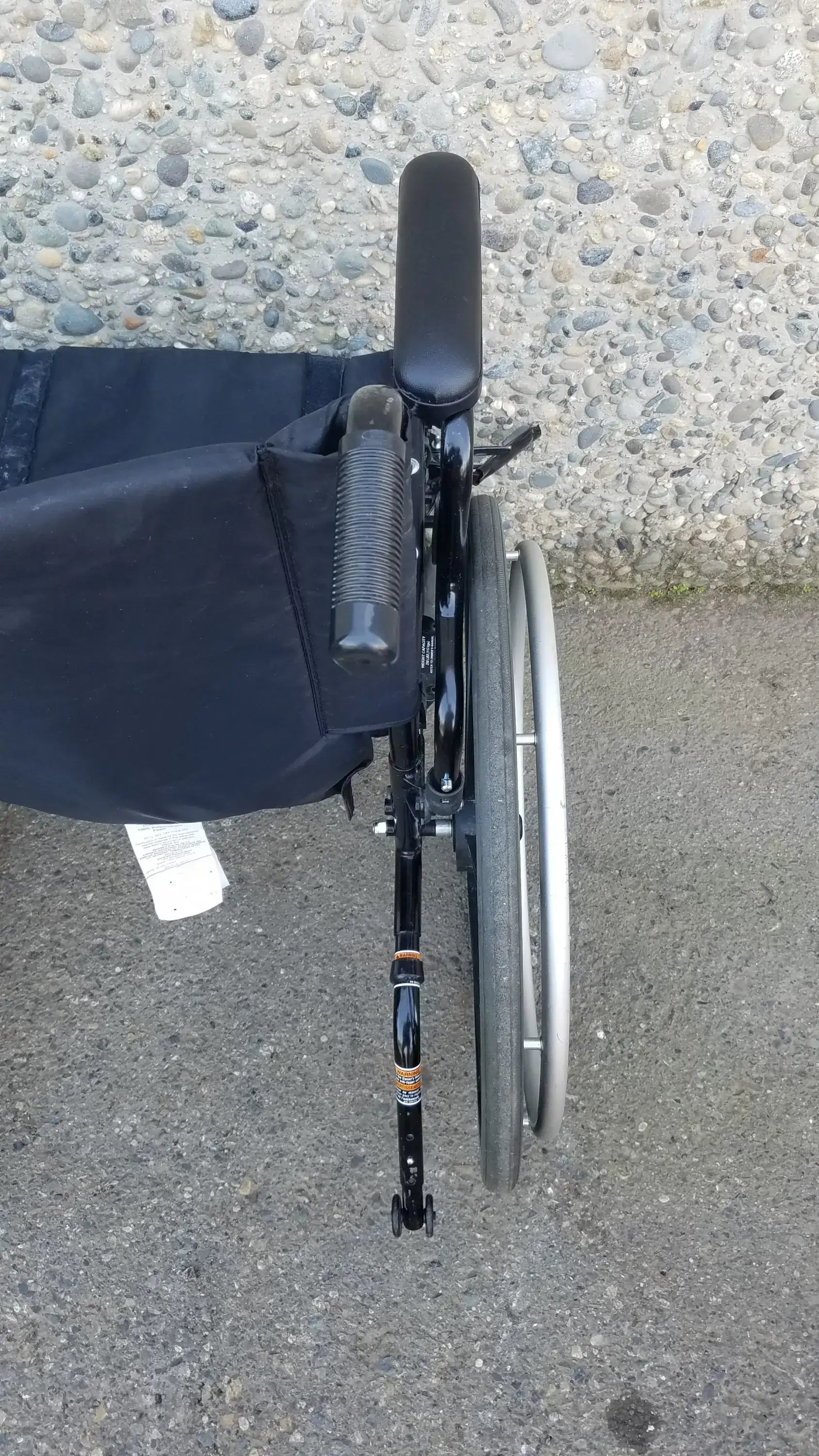Invacare Tracer SX5 Black Wheelchair Armrests