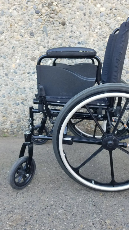 Invacare Tracer SX5 Black Wheelchair Armrests
