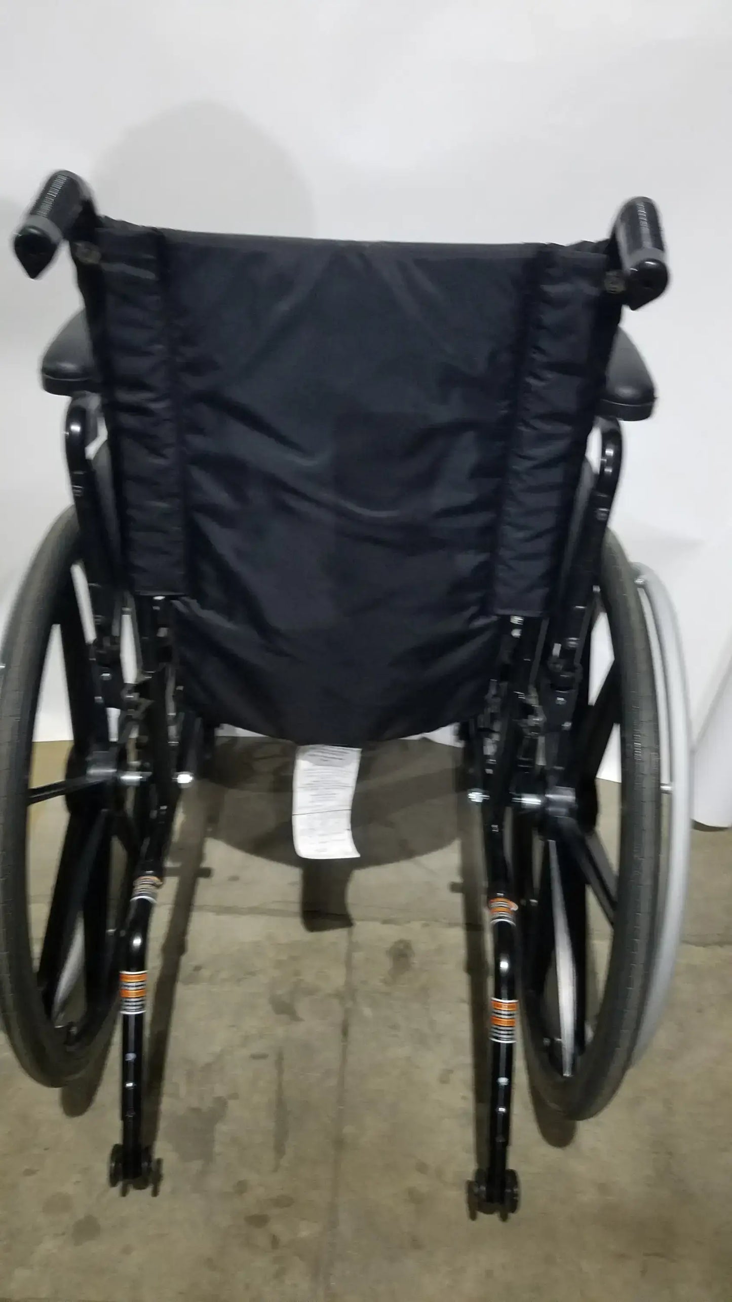 Invacare Tracer SX5 Folding Wheelchair – Black Finish with Padded Arm Supports