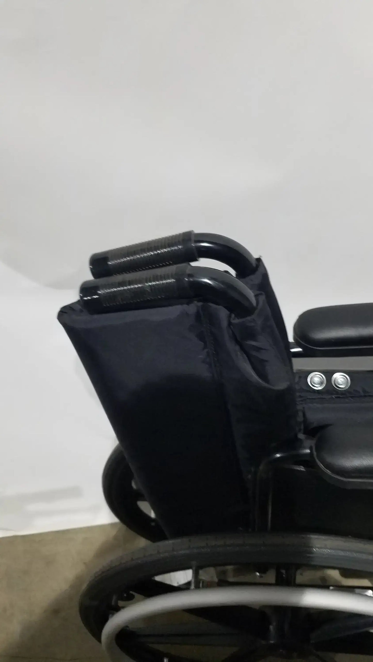 Invacare Tracer SX5 Folding Wheelchair – Black Finish with Padded Arm Supports