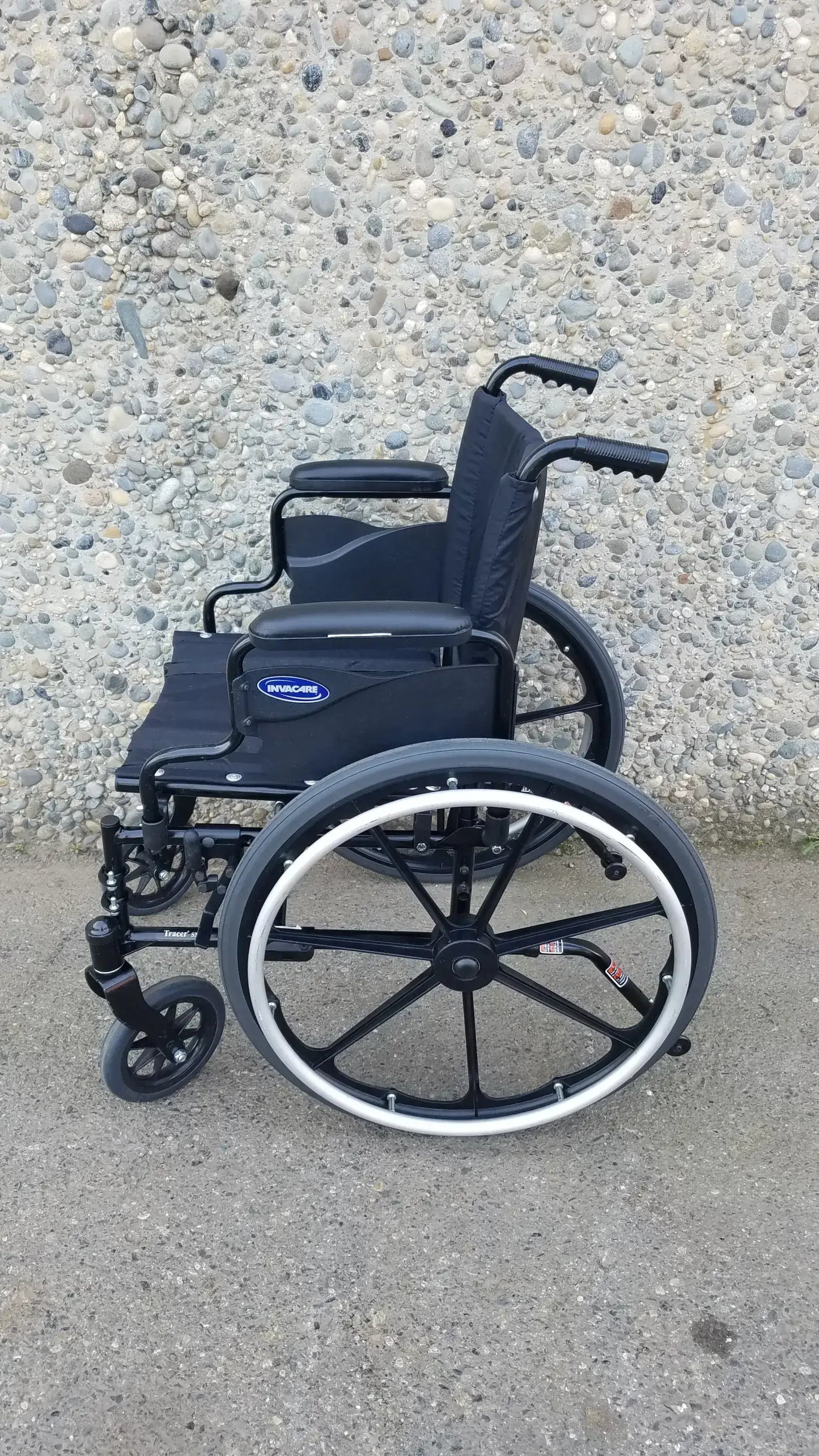 Invacare Tracer SX5 Wheelchair Arm Rest Black