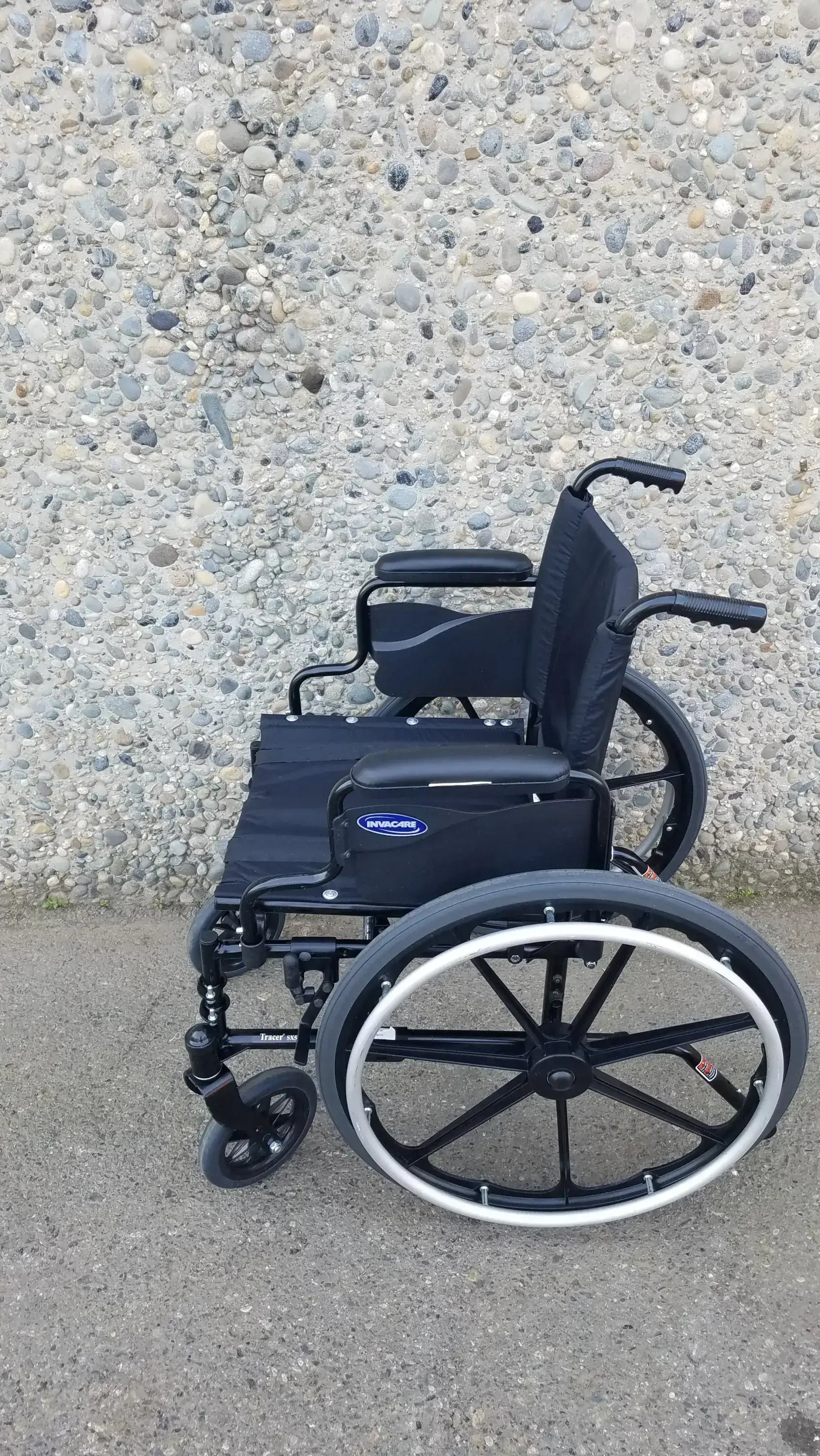 Invacare Tracer SX5 Wheelchair Arm Rest Black