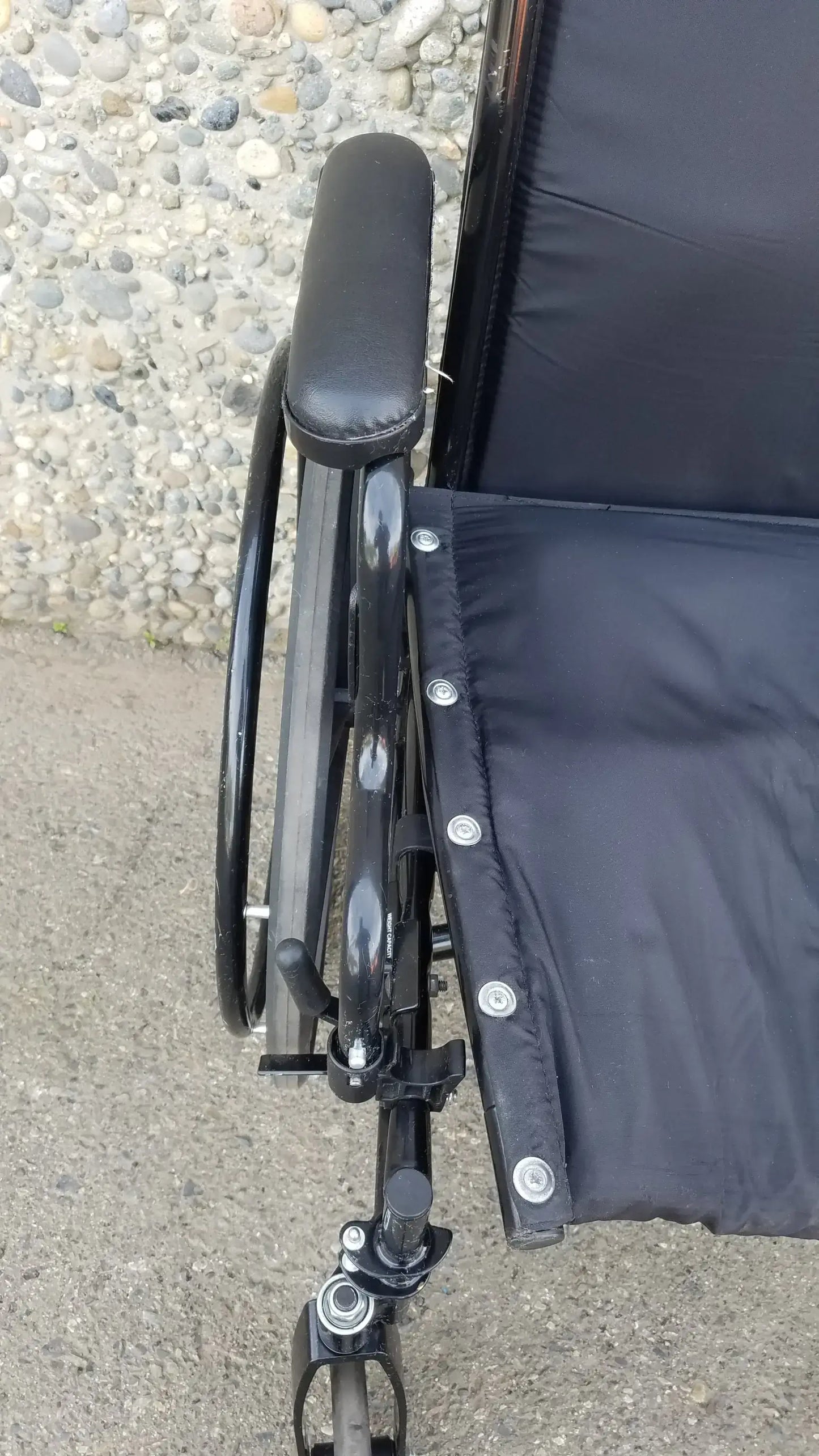 Invacare Tracer SX5 Wheelchair Arm Rests Black
