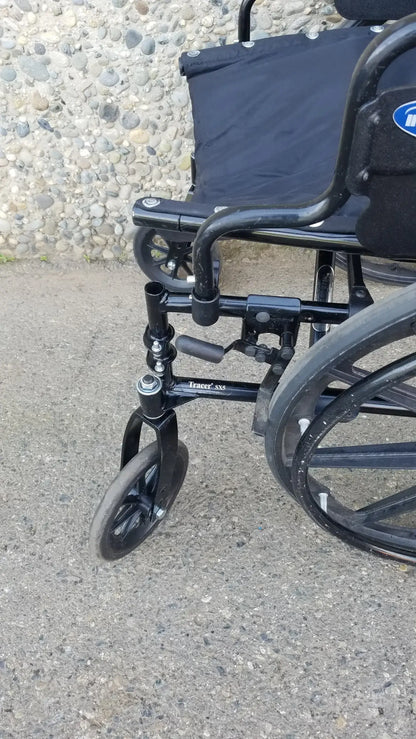Invacare Tracer SX5 Wheelchair Arm Rests Black