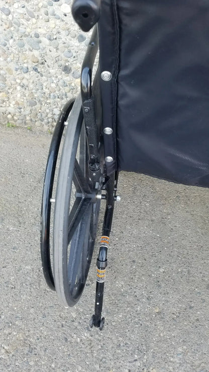 Invacare Tracer SX5 Wheelchair Arm Rests Black