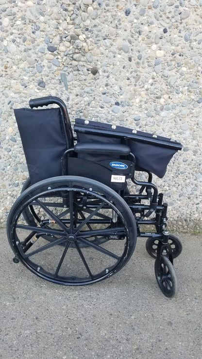 Invacare Tracer SX5 Wheelchair Arm Rests Black