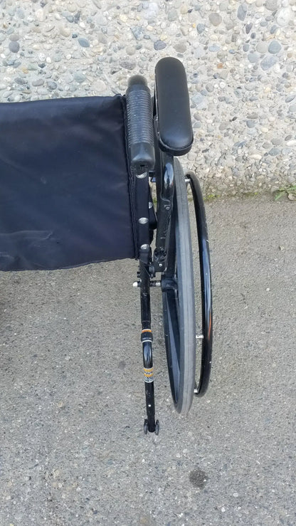 Invacare Tracer SX5 Wheelchair Arm Rests Black