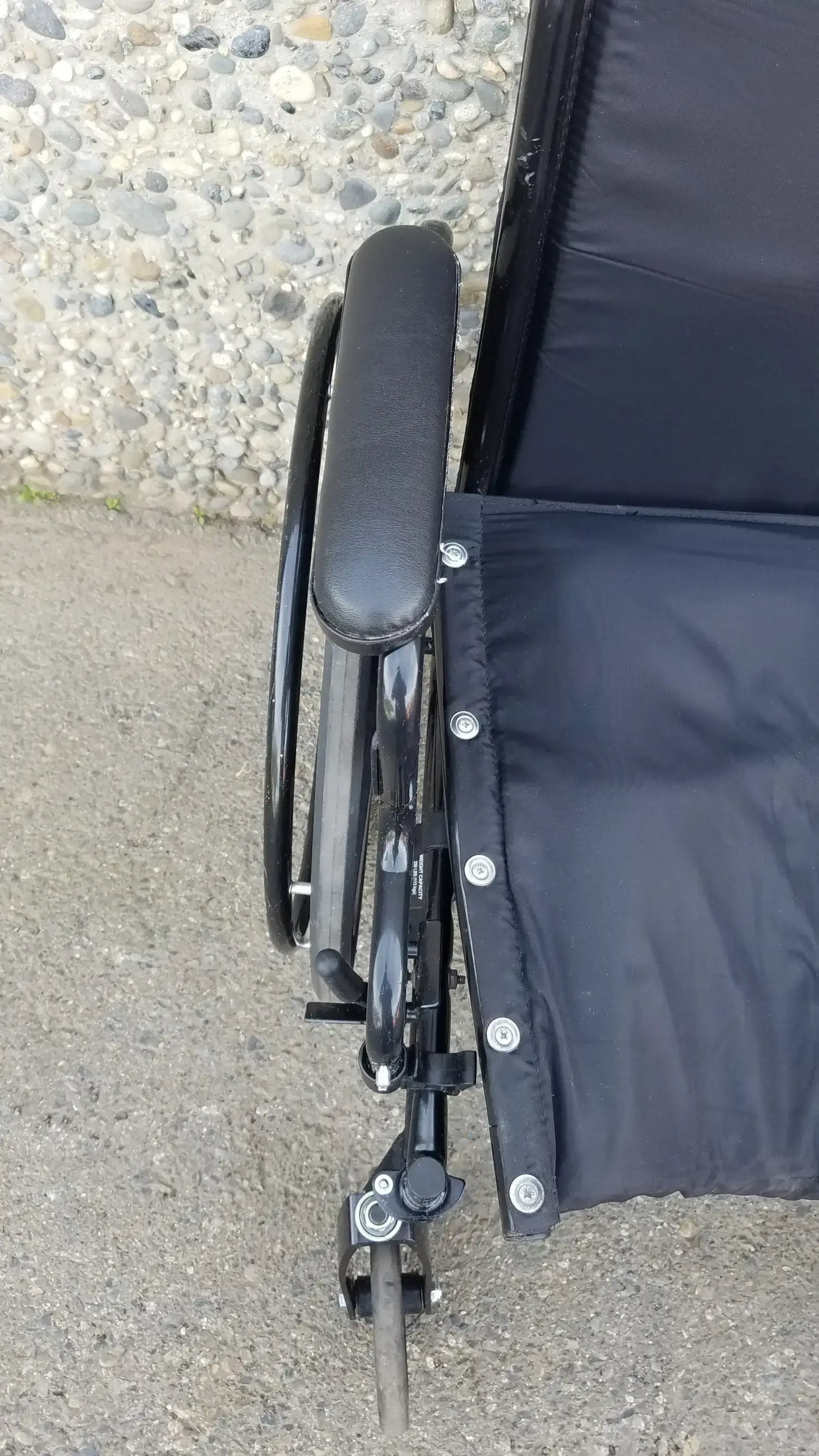 Invacare Tracer SX5 Wheelchair Arm Rests Black