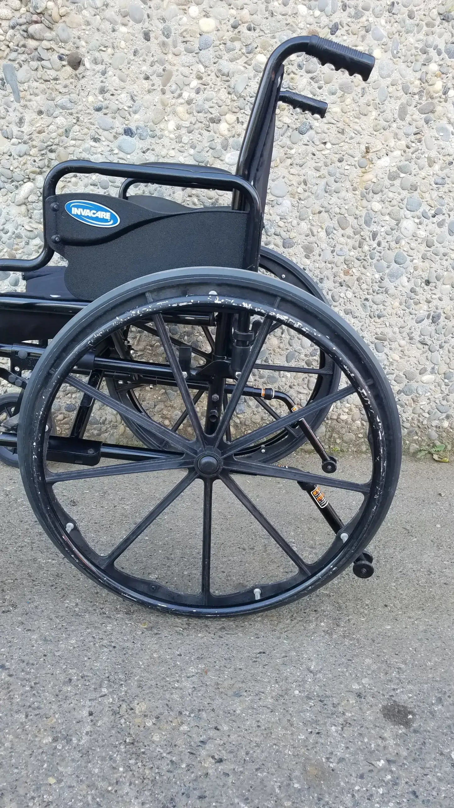 Invacare Tracer SX5 Wheelchair Arm Rests Black