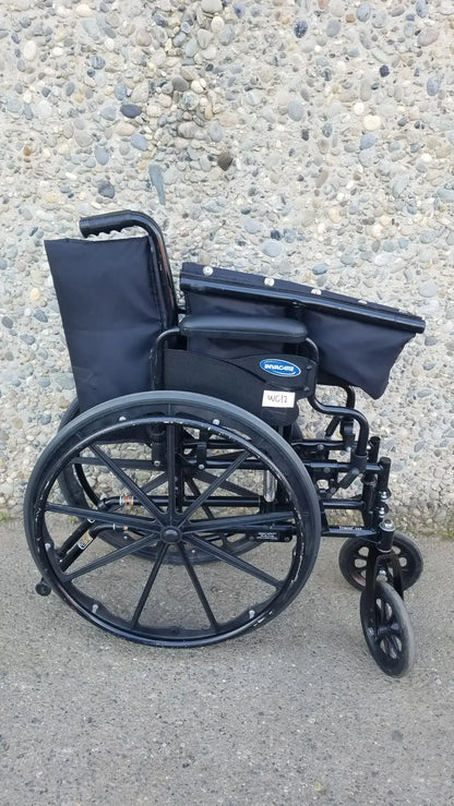 Invacare Tracer SX5 Wheelchair Arm Rests Black