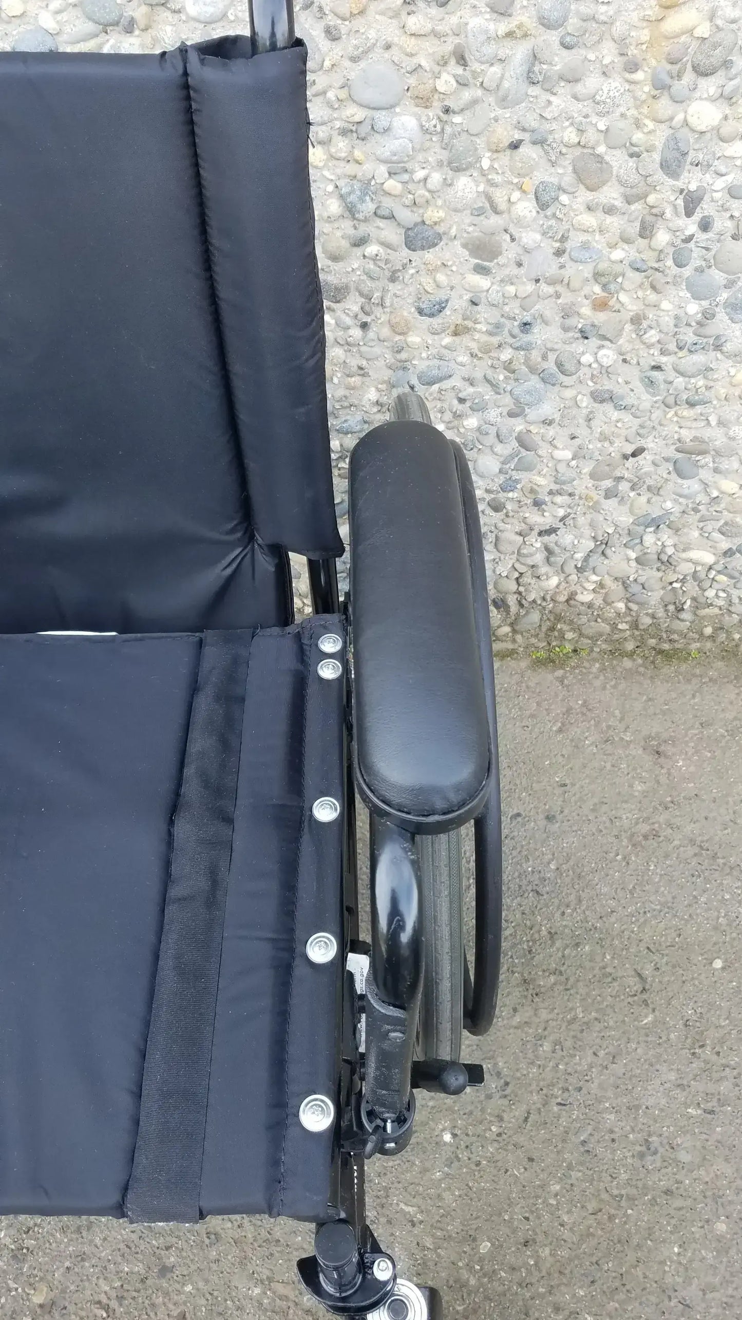 Invacare Tracer SX5 Wheelchair Armrests – Black Comfort