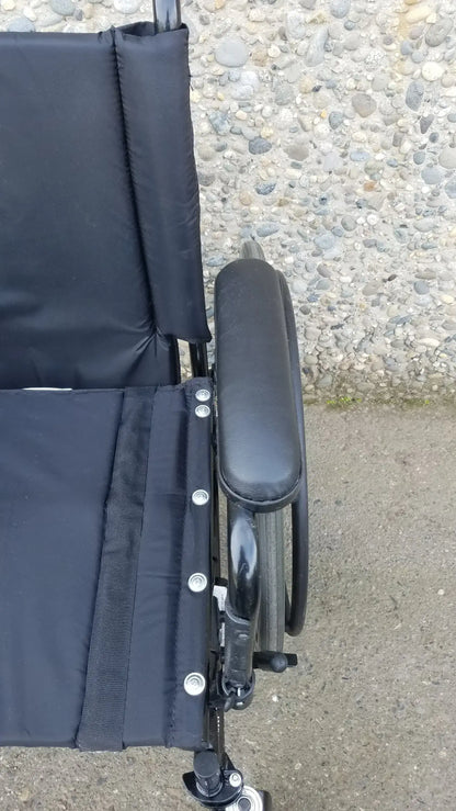 Invacare Tracer SX5 Wheelchair Armrests – Black Comfort