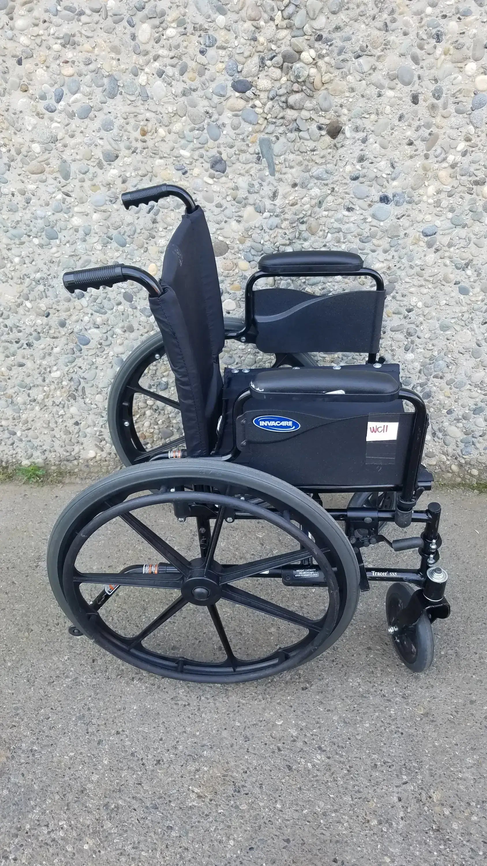 Invacare Tracer SX5 Wheelchair Armrests – Black Comfort