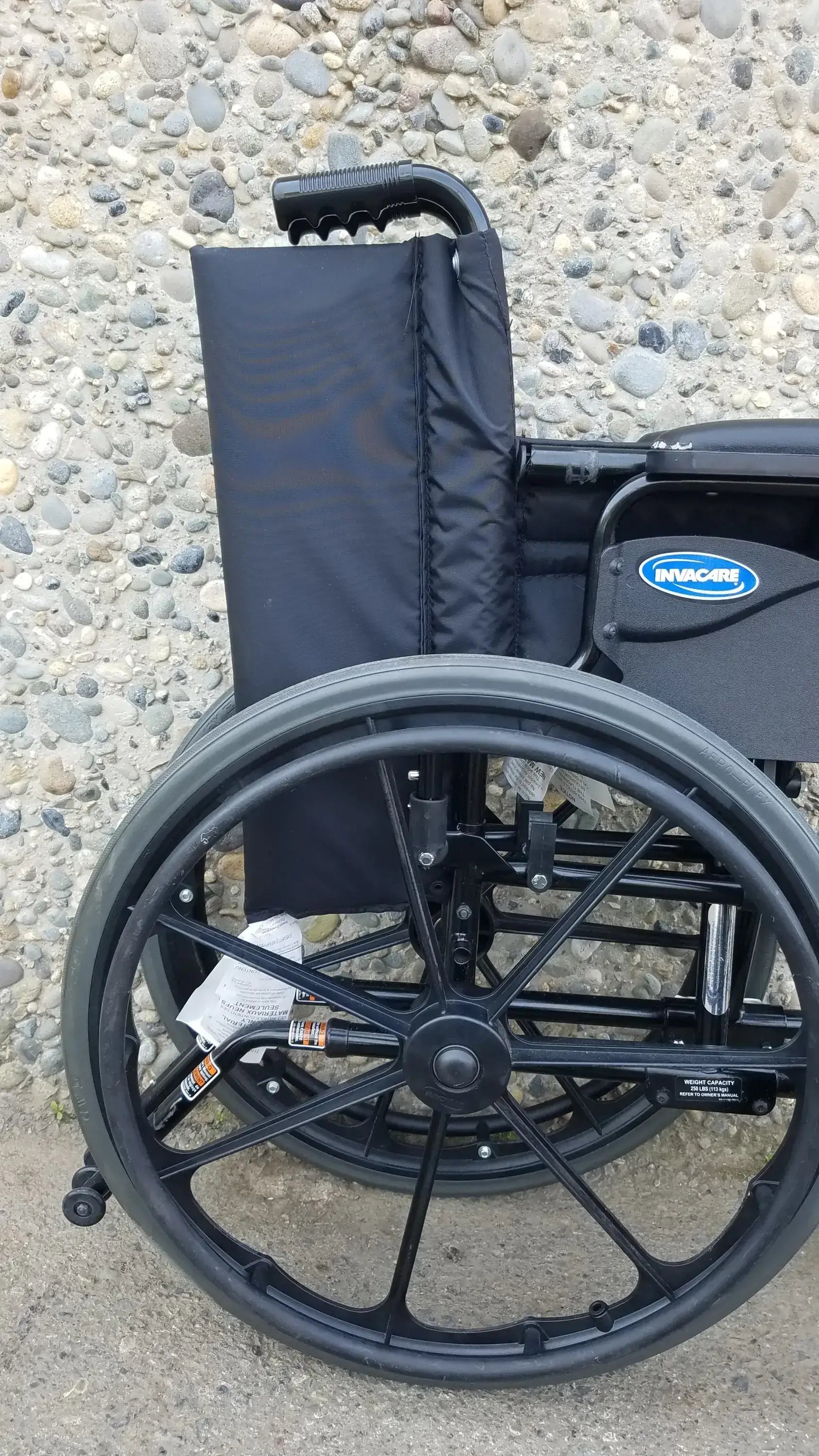 Invacare Tracer SX5 Wheelchair Armrests – Black Comfort
