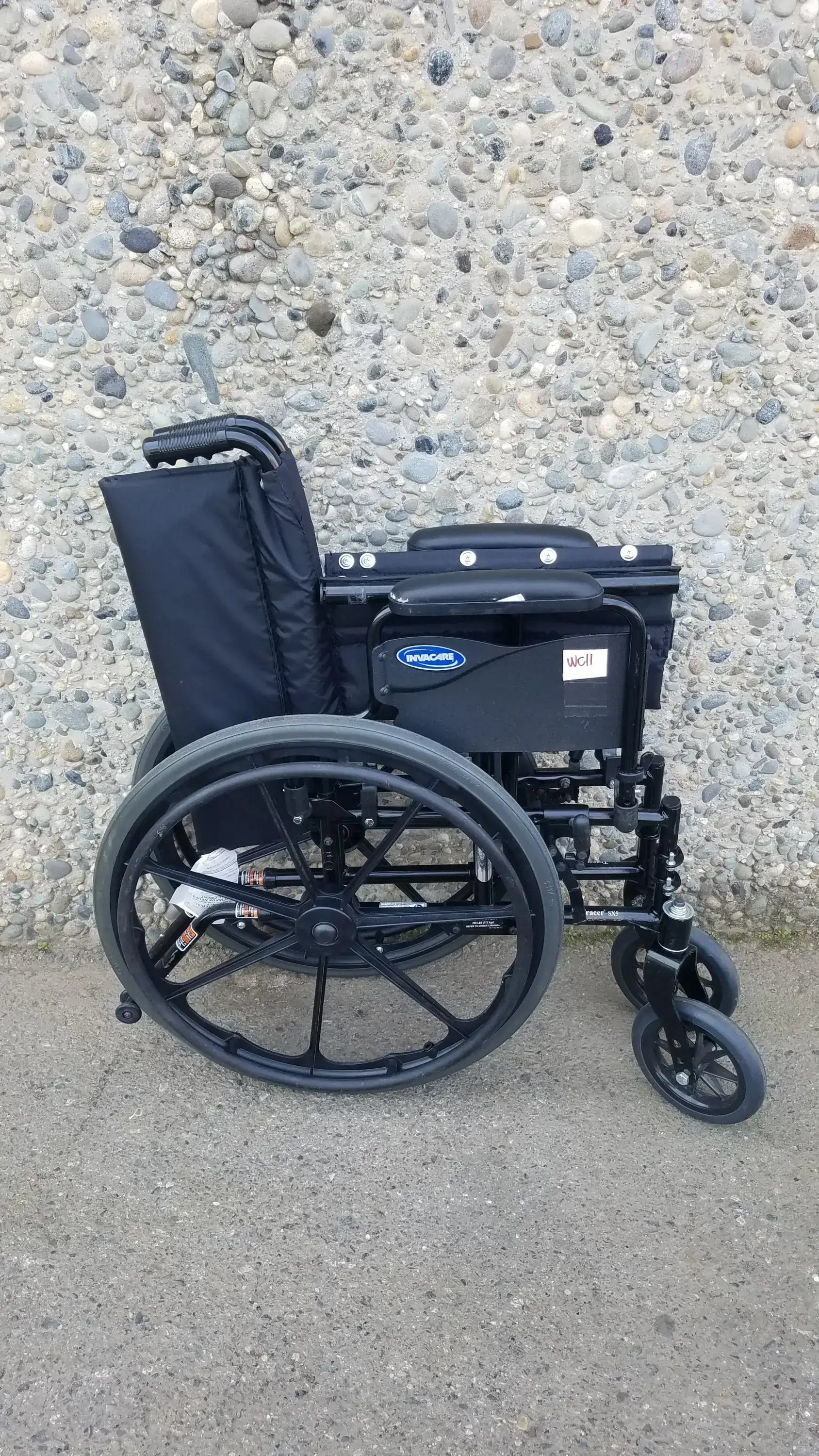 Invacare Tracer SX5 Wheelchair Armrests – Black Comfort