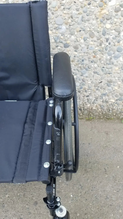 Invacare Tracer SX5 Wheelchair Armrests – Black Comfort