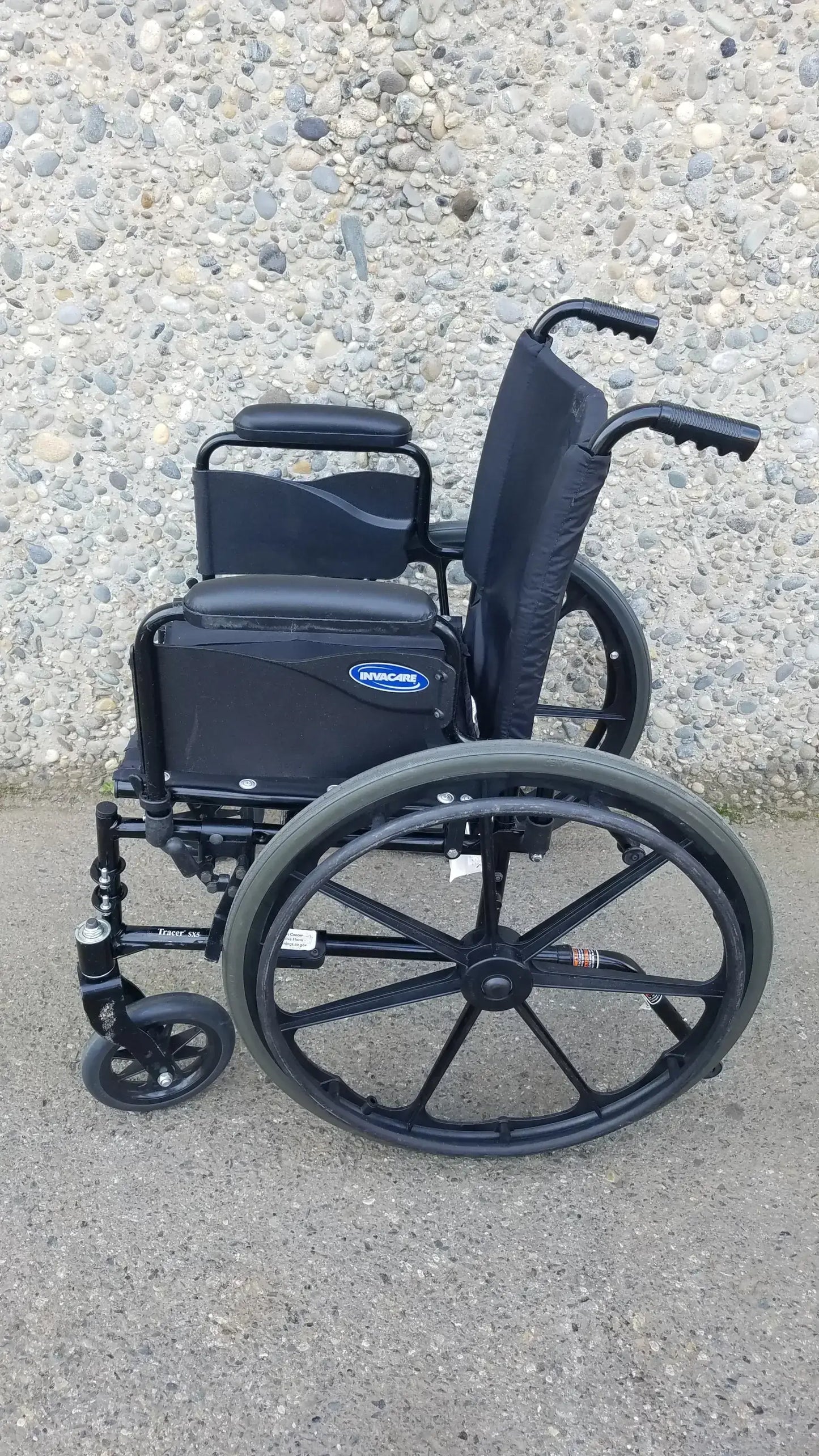 Invacare Tracer SX5 Wheelchair Armrests – Black Comfort