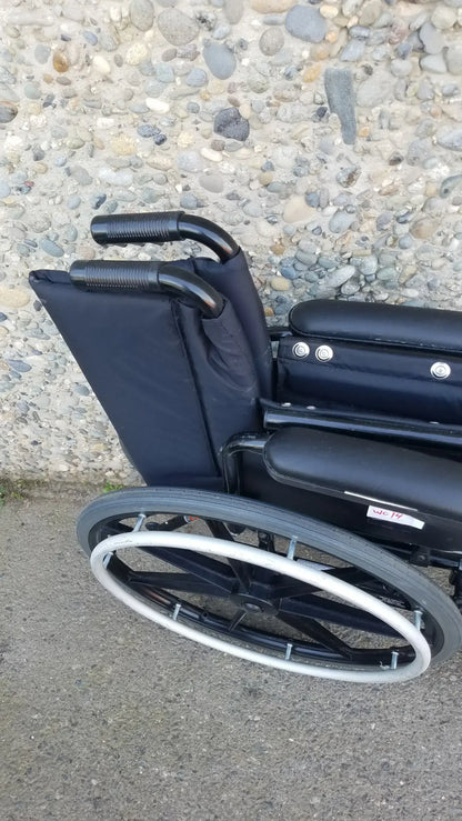 Invacare Tracer SX5 Wheelchair Black Steel Frame w/ Desk Armrests