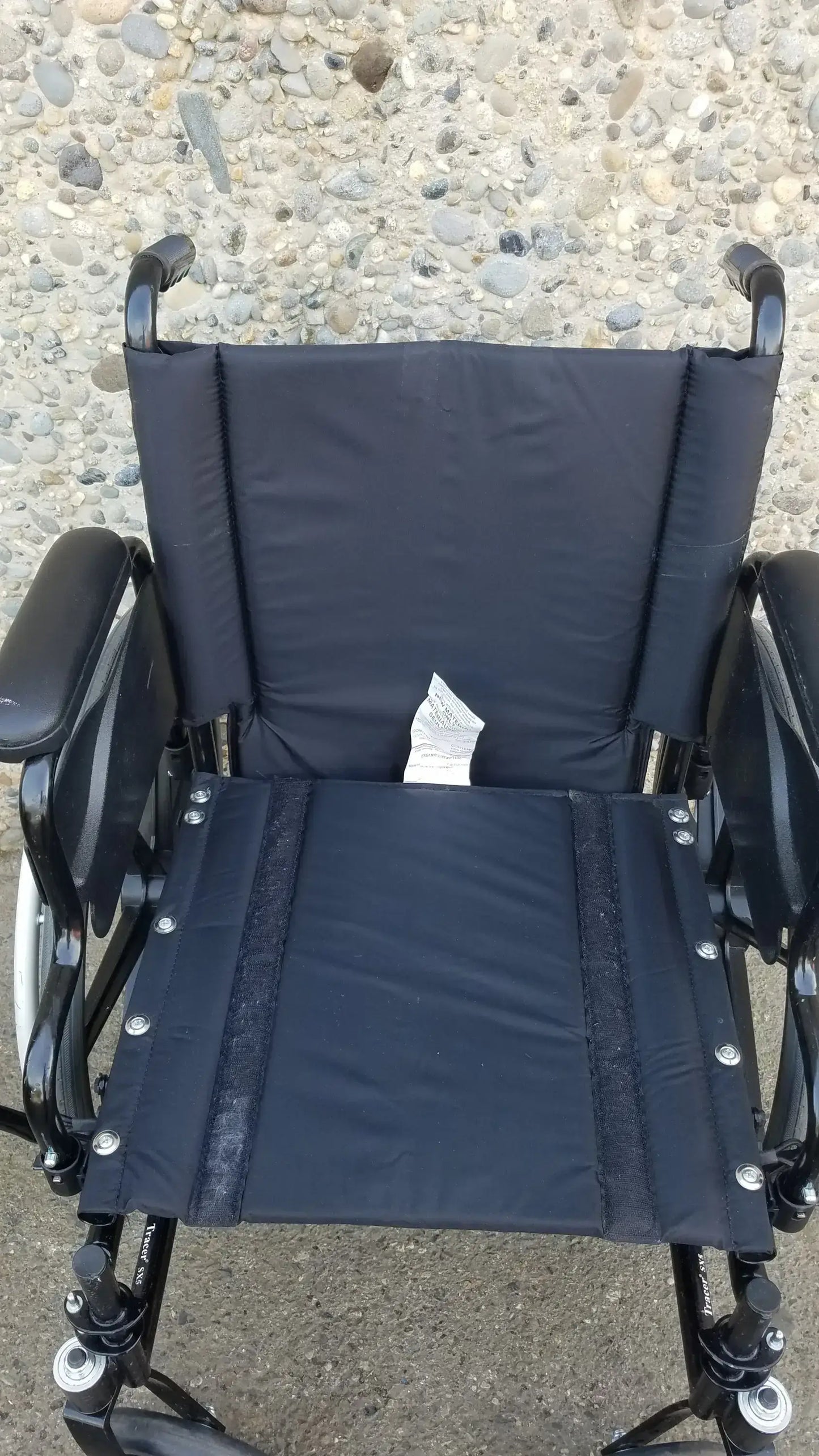 Invacare Tracer SX5 Wheelchair Black Steel Frame w/ Desk Armrests