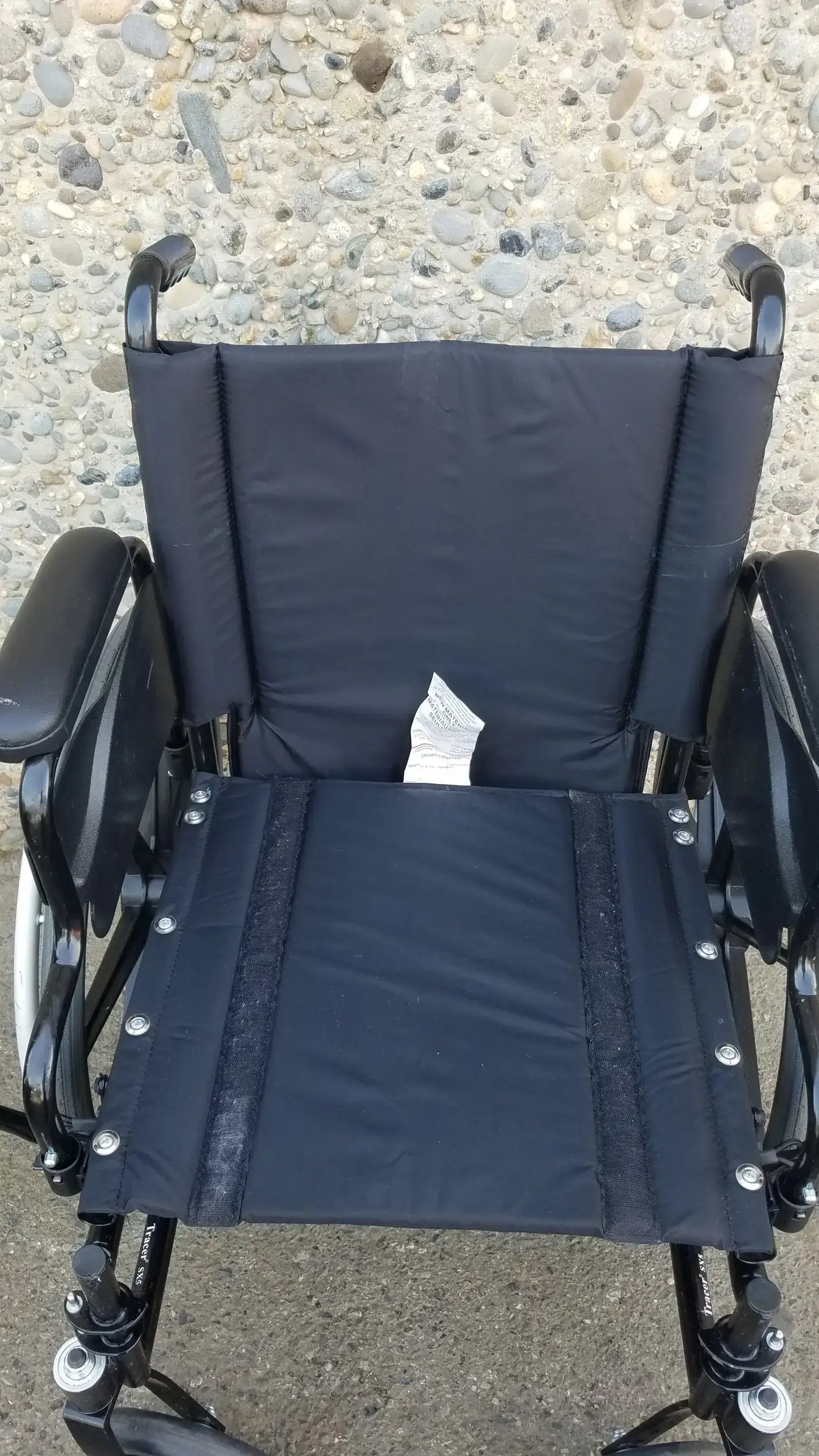 Invacare Tracer SX5 Wheelchair Black Steel Frame w/ Desk Armrests