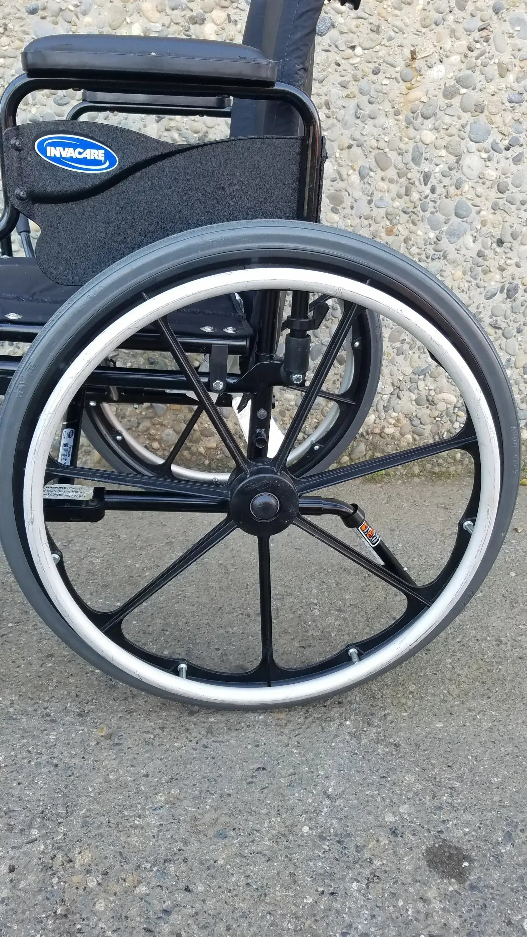 Invacare Tracer SX5 Wheelchair Black Steel Frame w/ Desk Armrests