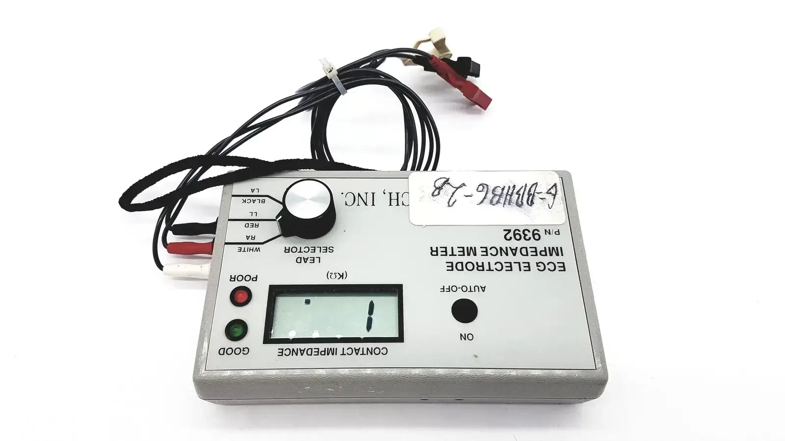 Invivo Research P/N 9392 ECG Electrode Impedance Meter