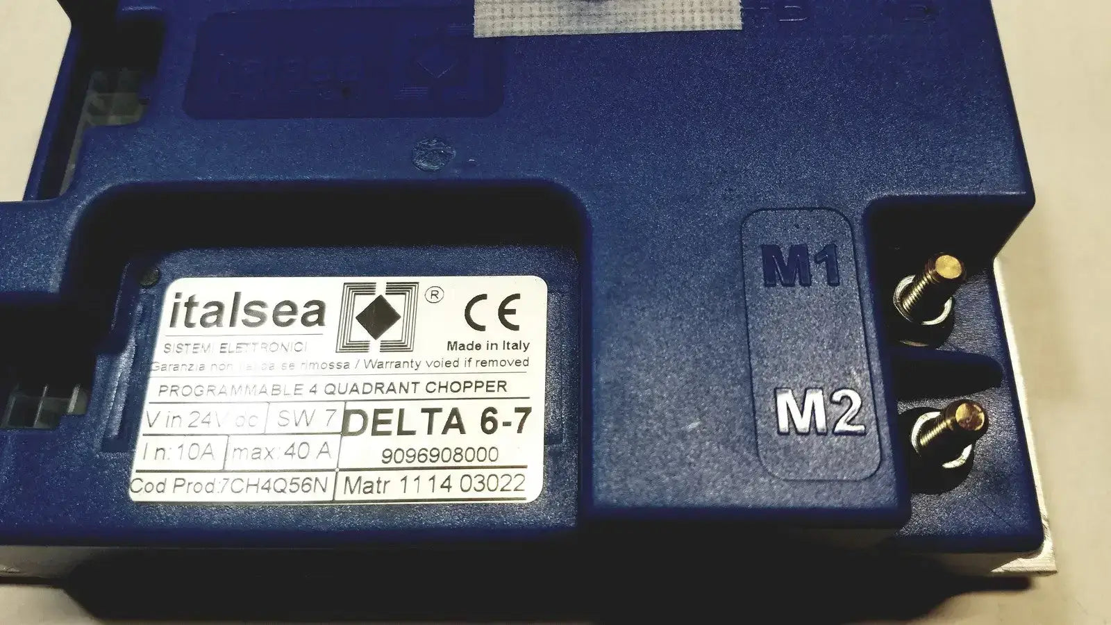 italsea 7CH4Q56N Programmable 4 Quadrant Chopper Delta 6-7 - Motor Controller