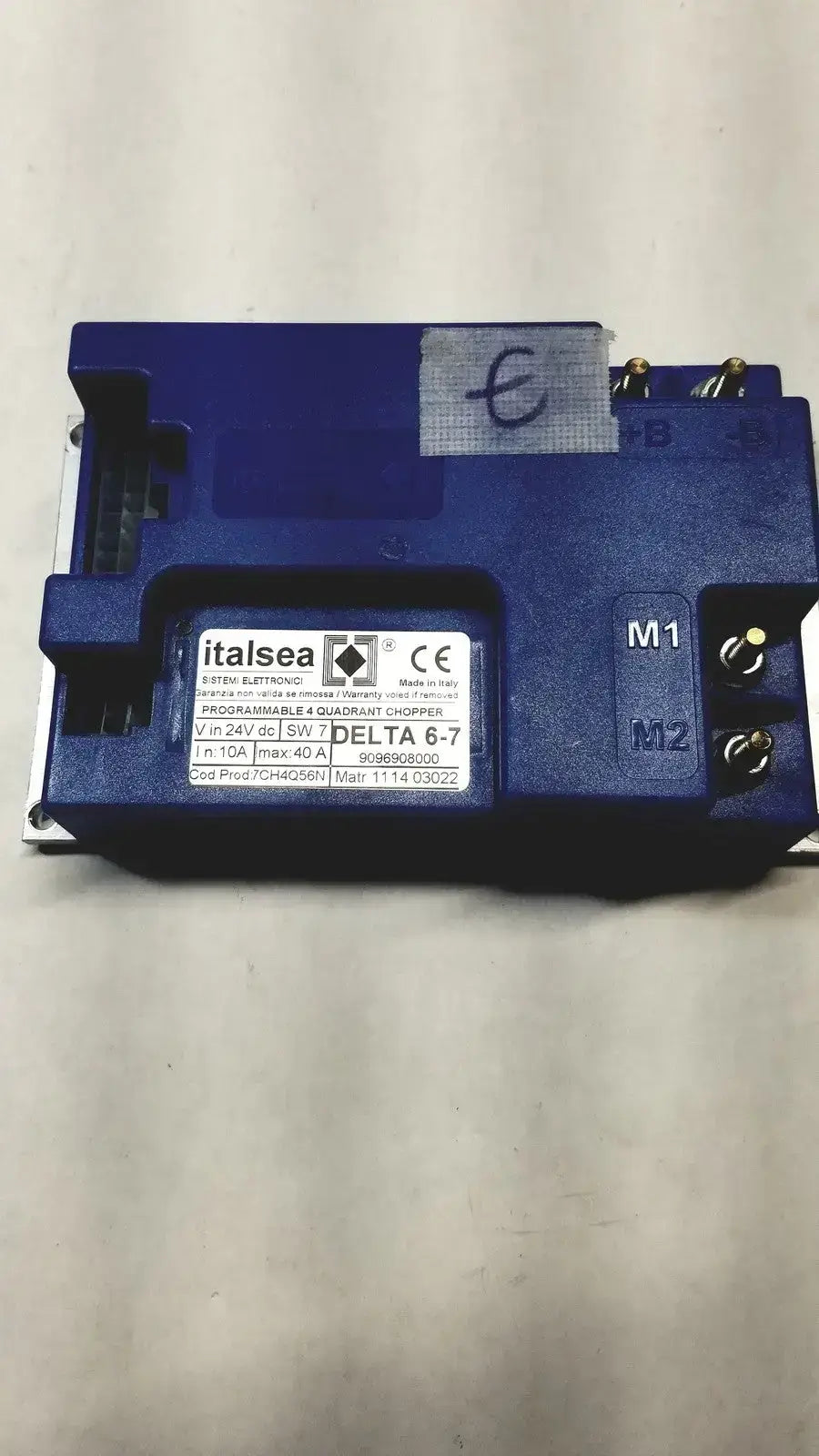 italsea 7CH4Q56N Programmable 4 Quadrant Chopper Delta 6-7 - Motor Controller