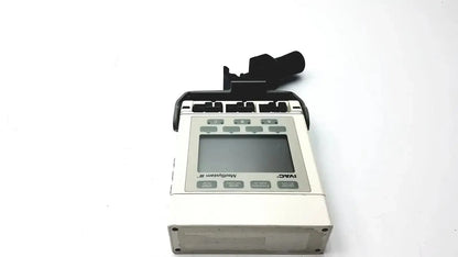 White ivac medsystem ii handheld digital recorder with black clip and buttons for patient monitor 2860d use