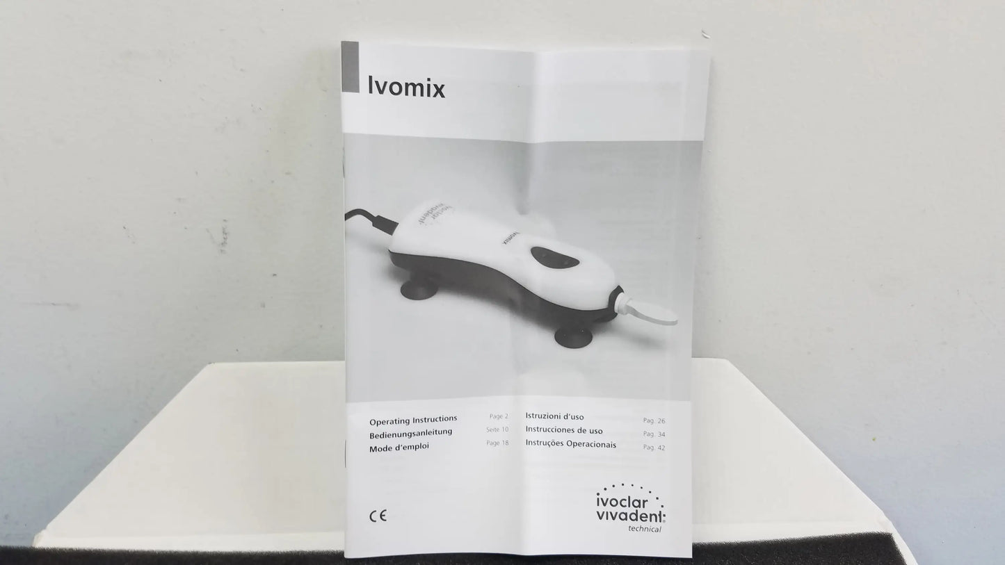 Ivoclar Vivadent Ivomix Vibrating Mixer With Adapter Charger and Box