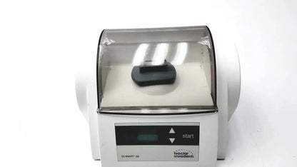 White ivoclar vivadent silamat s6 amalgamator with transparent dome and black control panel for dental mixing use
