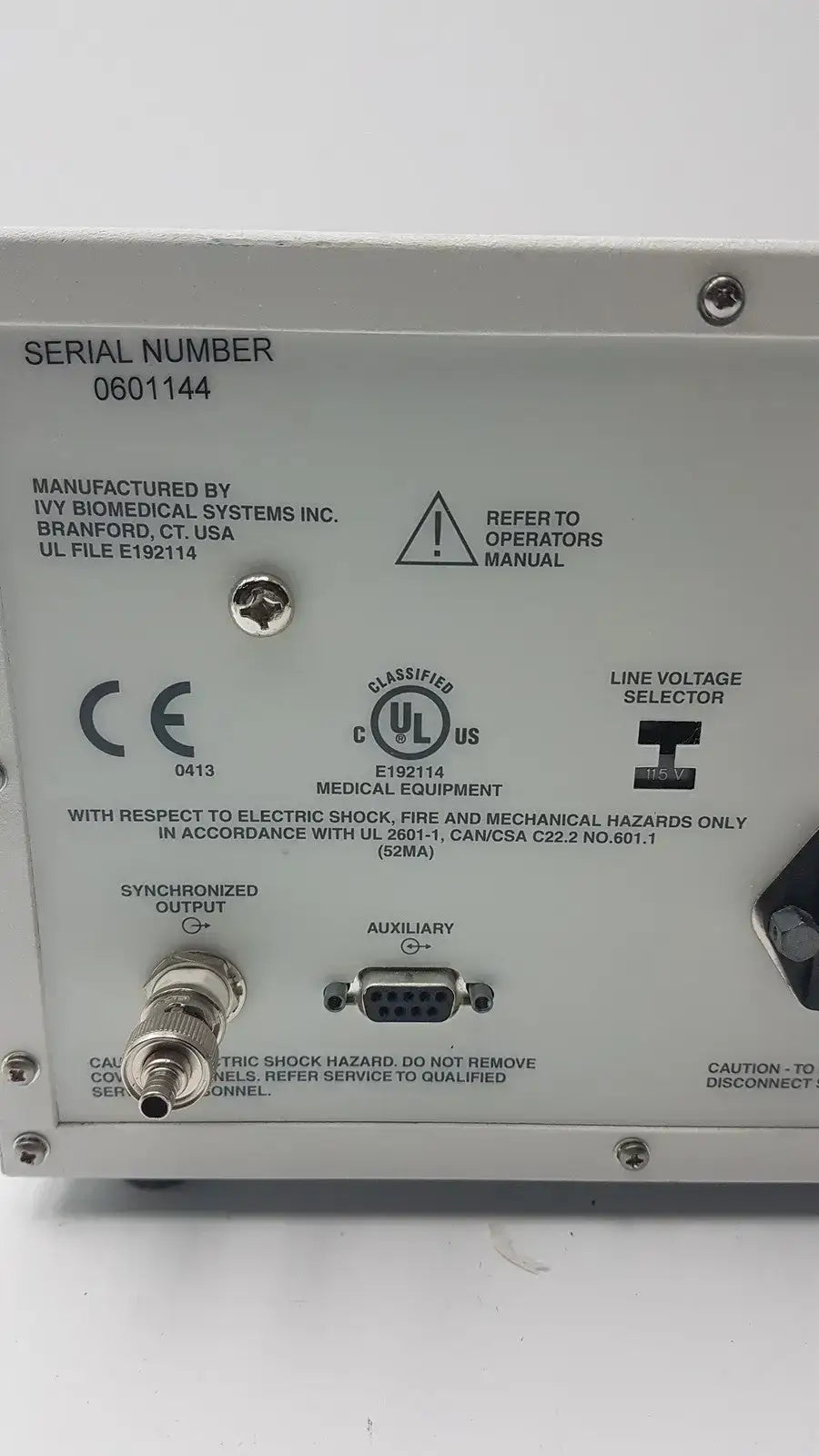 Ivy Biomedical Cardiac Trigger 3000 Patient Monitor